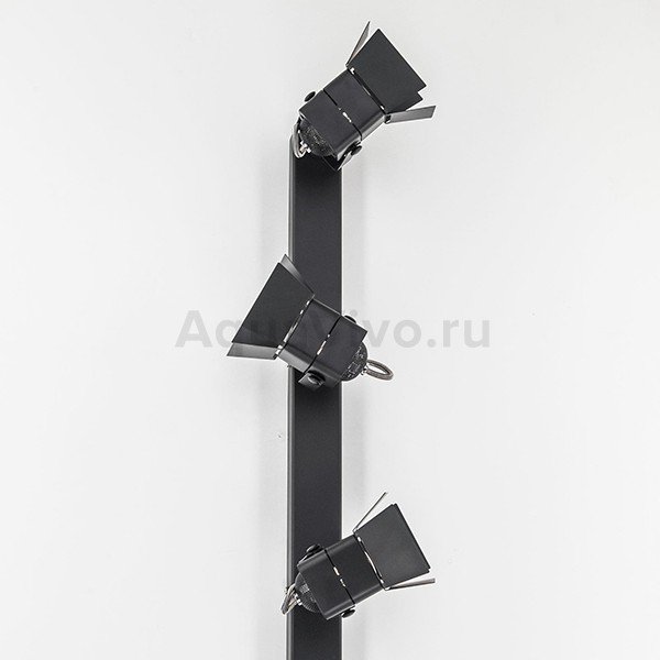 Спот Citilux Рубик CL526542S, арматура черная, плафоны металл черный, 80х16 см