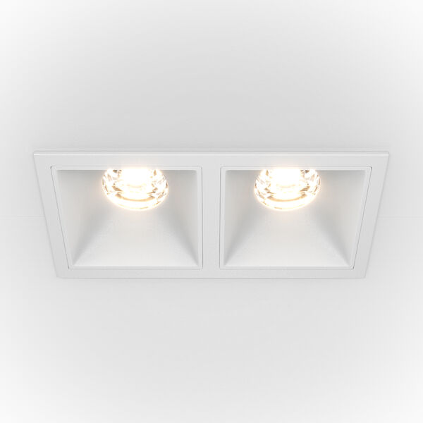 Точечный светильник Maytoni Technicali Alfa DL043-02-10W3K-D-SQ-W, арматура белая