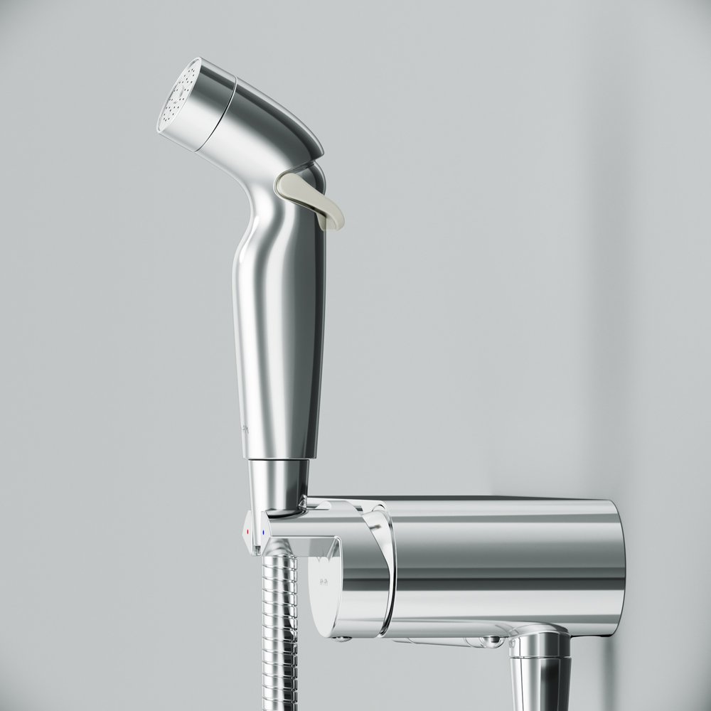 Гигиенический душ AM.PM Func F0H8F900, со встраиваемым смесителем, цвет хром 