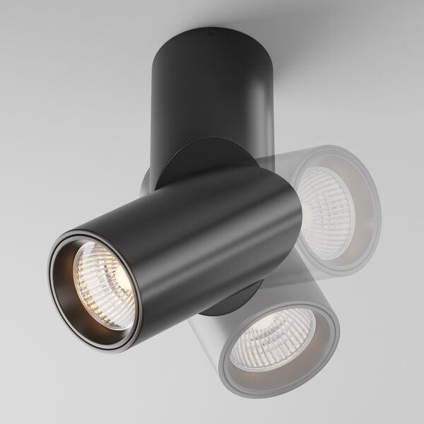 Потолочный светильник Maytoni Technicali Dafne C027CL-L10B, арматура черная - фото 1