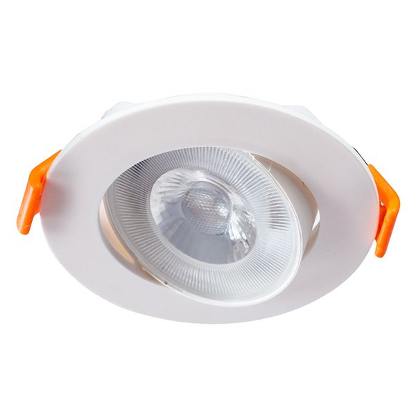 Точечный светильник Arte Lamp Kaus A4761PL-1WH, арматура белая, 9х9 см - фото 1