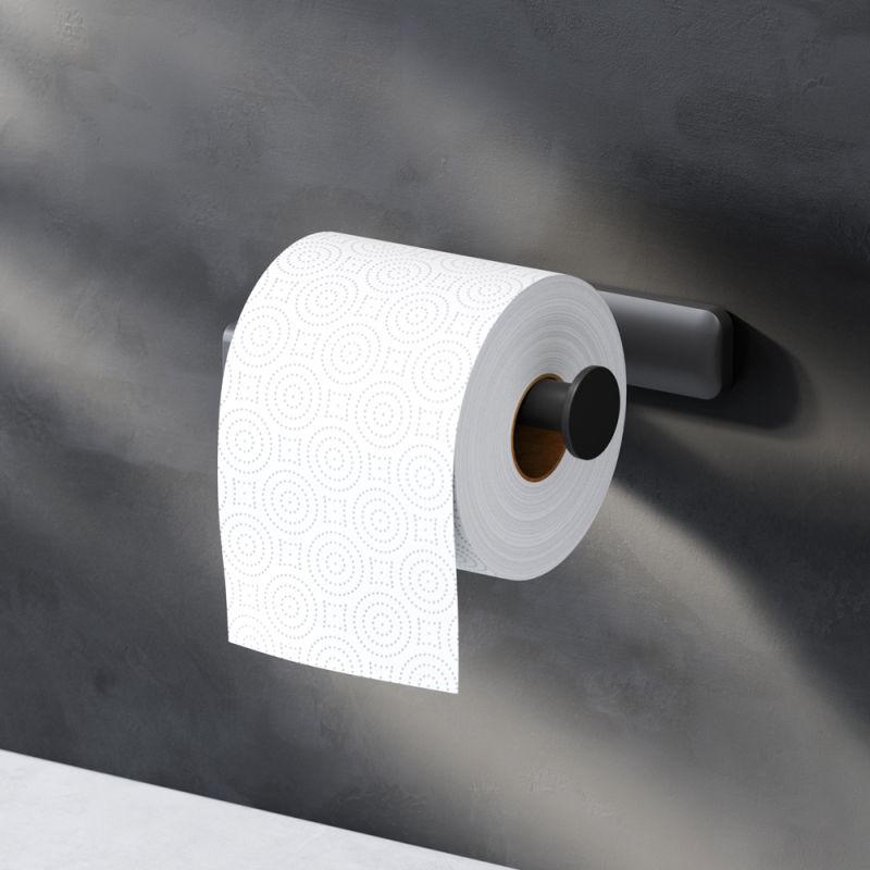 Держатель туалетной бумаги AM.PM Inspire 2.0 A50A34122, цвет черный - фото 1