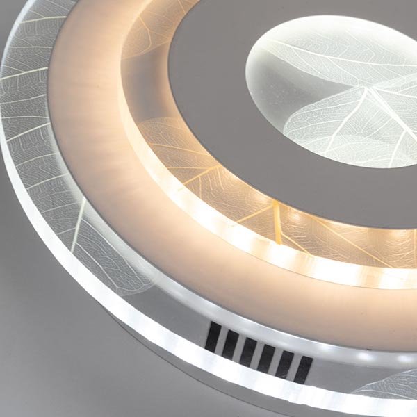 Потолочный светильник Arte Lamp Multi-Piuma A1399AP-1WH, арматура белая, плафон пластик прозрачный, 20х20 см