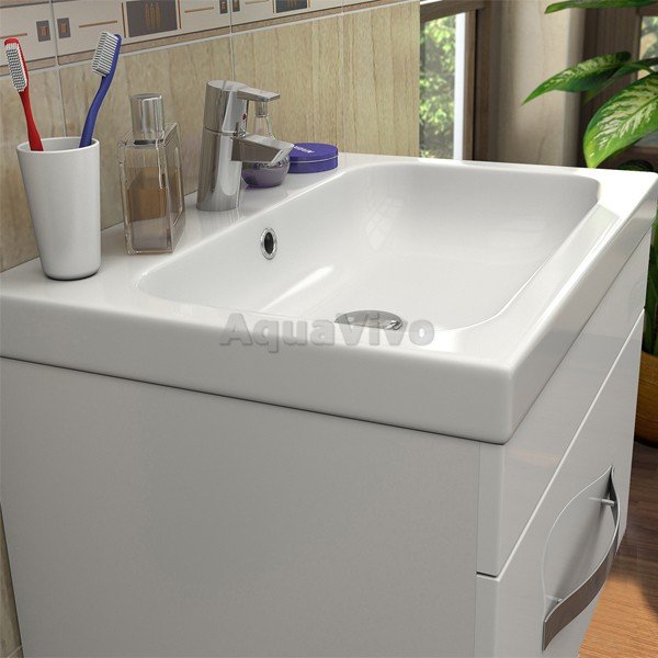Мебель для ванной Какса-А Квадро 60, подвесная, цвет белый - фото 1