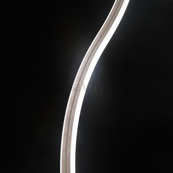 Торшер Citilux Гуффин CL804001, арматура хром, плафон полимер белый, 25х25 см