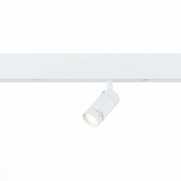 Трековый светильник ST Luce Zoom ST658.596.07, арматура белая, плафон металл / пластик белый
