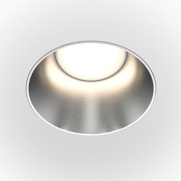 Точечный светильник Maytoni Technicali Share DL051-01-GU10-RD-WS, арматура матовое серебро