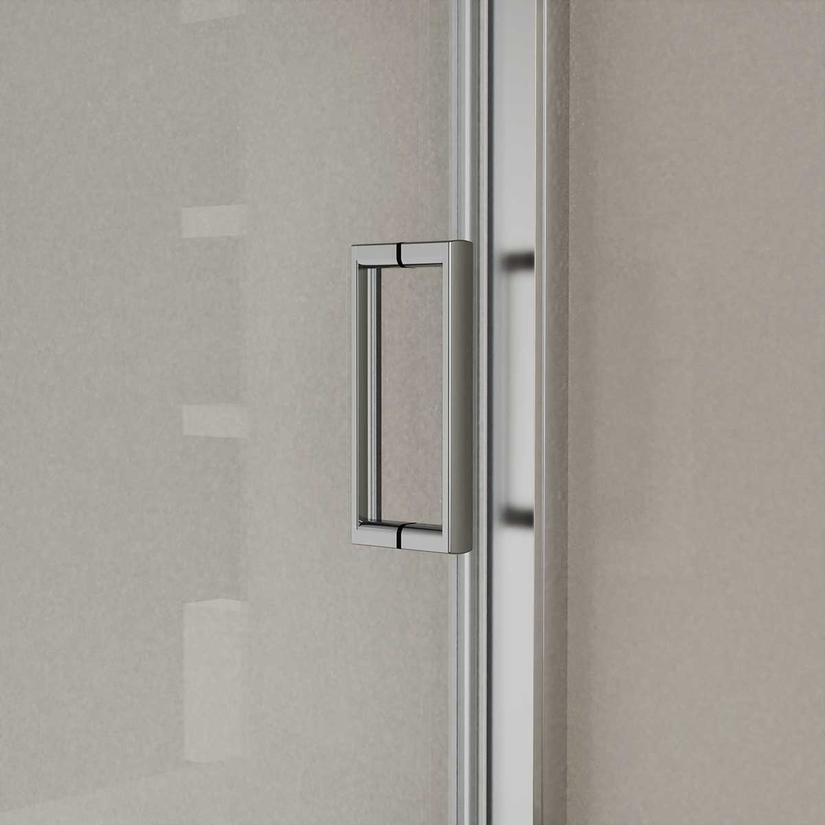 Душевая дверь Vincea City VDS-5CT 120x195, стекло прозрачное, профиль хром