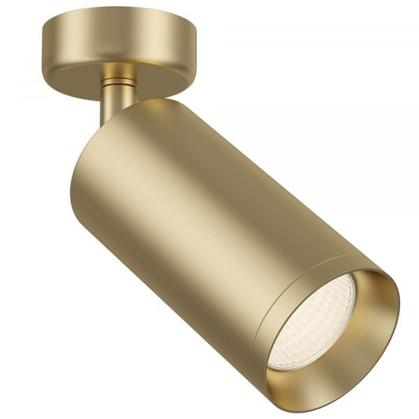 Потолочный светильник Maytoni Technical Focus C017CW-01MG, арматура золото матовое, плафон металл матовый золотой