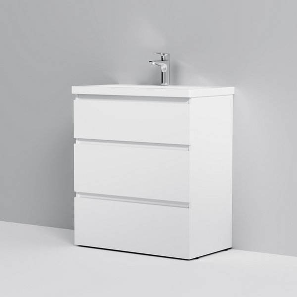Мебель для ванной AM.PM Gem S 75 напольная, цвет белый глянец - фото 1