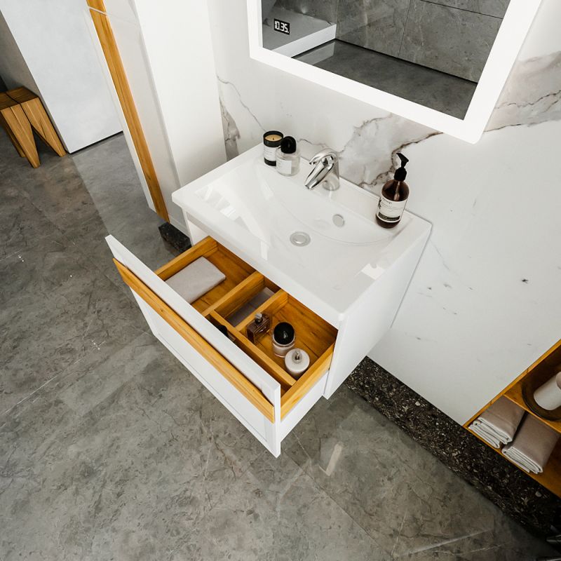 Мебель для ванной Бриклаер Берлин 70, цвет белый глянец