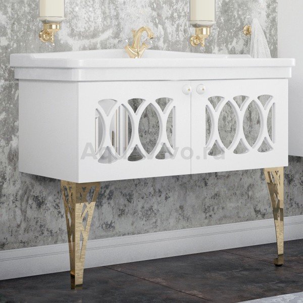 Мебель для ванной Corozo Таормина 105, цвет белый - фото 1