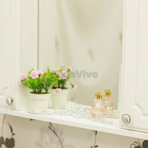 Мебель для ванной Sanflor Ксения 80, цвет белый, подвесная - фото 1