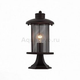Уличный наземный светильник ST Luce Lastero SL080.405.01, арматура металл, цвет ккоричневый, плафон стекло, металл, цвет прозрачный, коричневый - фото 1