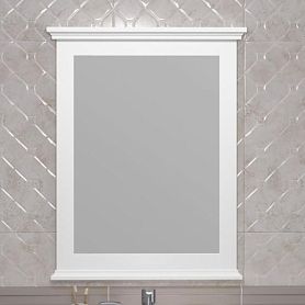 Зеркало Опадирис Палермо 60x90, цвет белый матовый - фото 1