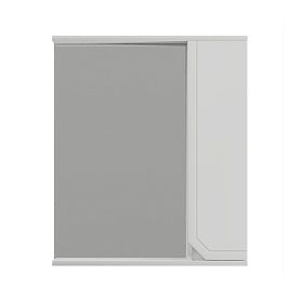 Шкаф-зеркало Corozo Сириус 65, правый, цвет белый - фото 1