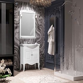Мебель для ванной Опадирис Брунелла 65, цвет белый матовый - фото 1