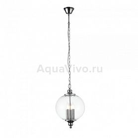 Подвесной светильник ST Luce Lateria SL362.103.03, арматура металл, цвет хром, плафон стекло, цвет прозрачный - фото 1