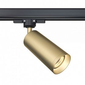 Трековый светильник Maytoni Technical Focus TR028-3-GU10-MG, арматура черная, плафон металл золото матовое - фото 1