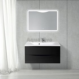 Мебель для ванной BelBagno Marino 100, цвет Nero Lucido - фото 1