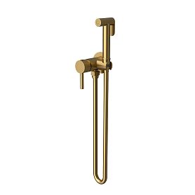 Гигиенический душ Vincea VHFW-101BG, со встраиваемым смесителем, цвет брашированное золото - фото 1