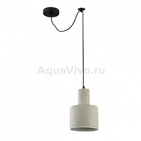 Подвесной светильник Maytoni Broni T439-PL-01-GR, арматура цвет черный, плафон/абажур цемент, цвет серый - фото 1