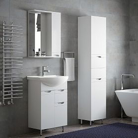Мебель для ванной Corozo Лея 60 Z1, цвет белый - фото 1