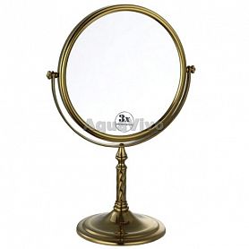 Косметическое зеркало Boheme Medici 502 настольное, цвет бронза - фото 1
