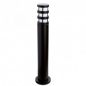 Наземный светильник Arte Lamp Portica A8371PA-1BK, арматура цвет черный, плафон/абажур стекло, цвет белый - фото 1