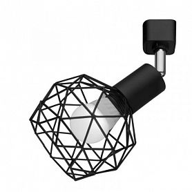 Спот Arte Lamp Sospiro A6141PL-1BK, арматура цвет черный, плафон/абажур металл, цвет черный - фото 1