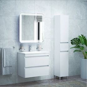 Мебель для ванной Corozo Алабама Z2 100, подвесная, цвет белый - фото 1