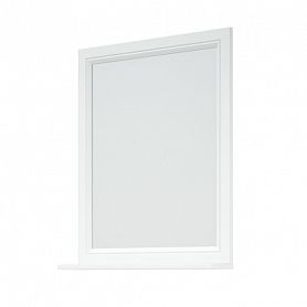 Зеркало Corozo Каролина 70x70, с полкой, цвет белый - фото 1