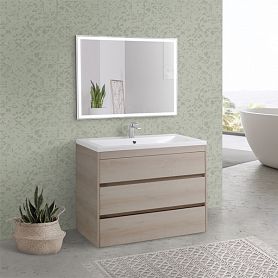 Мебель для ванной Art & Max Family 90 напольная, цвет сканди - фото 1