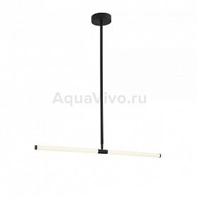 Подвесной светильник ST Luce Bisaria SL393.403.02, арматура металл, цвет черный, плафон акрил, цвет белый - фото 1