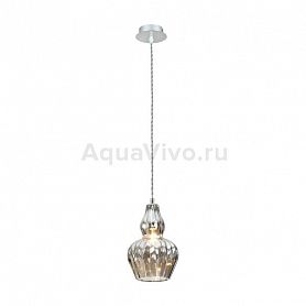 Подвесной светильник Maytoni Eustoma MOD238-PL-01-B, арматура цвет никель, плафон/абажур стекло, цвет серый - фото 1