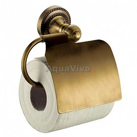 Держатель туалетной бумаги Fixsen Antik FX-61110 с крышкой - фото 1