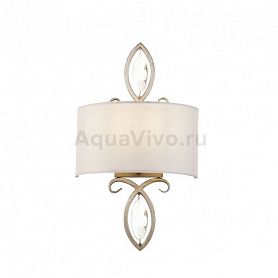 Настенный светильник Maytoni Luxe H006WL-01G, арматура цвет золото, плафон/абажур ткань/пвх, цвет бежевый - фото 1
