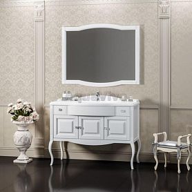 Мебель для ванной Опадирис Лаура 120, цвет белый матовый - фото 1