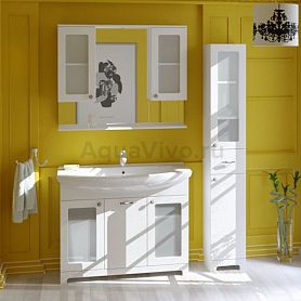 Мебель для ванной Corozo Прованс 105, цвет белый - фото 1