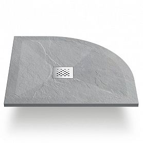 Поддон для душа Vincea VST-4SQ 90x90, искусственный камень, цвет серый - фото 1