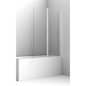 Шторка на ванну Ambassador Bath Screens 16041118 90x140, стекло прозрачное, профиль хром - фото 1