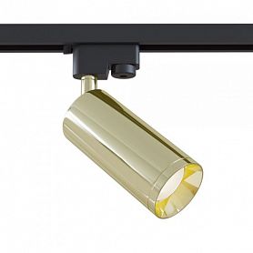 Трековый светильник Maytoni Technical Focus TR004-1-GU10-G, арматура золото, плафон металл золото - фото 1