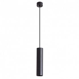 Подвесной светильник Arte Lamp Sirius A1524SP-1BK, арматура черная, плафон металл черный, 6х6 см - фото 1