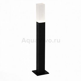 Уличный наземный светильник ST Luce Vivo SL101.405.01, арматура металл, цвет черный, плафон стекло, цвет белый - фото 1
