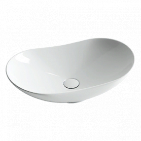 Раковина Ceramica Nova Element CN6015 накладная, 62x36 см, цвет белый - фото 1