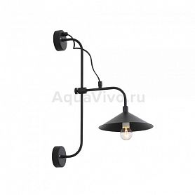 Настенный светильник ST Luce Scarno SL265.401.01, арматура металл, цвет черный, плафон металл, цвет черный - фото 1