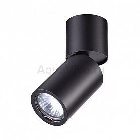 Точечный светильник Odeon Light Duetta 3896/1C, арматура черная, плафон металл черный, 6х16 см - фото 1