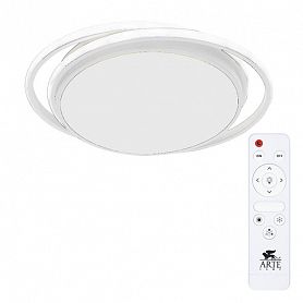 Потолочный светильник Arte Lamp Sonny  A2688PL-1WH, арматура белая, плафон акрил белый, 50х50 см - фото 1