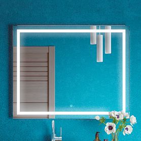 Зеркало Corozo Барго 100х80, с подсветкой и диммером - фото 1