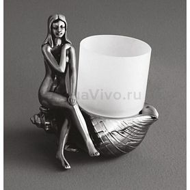 Стакан Art & Max Juno AM-B-0071D-T, настольный, цвет серебро - фото 1